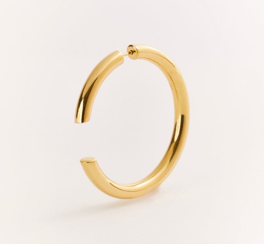Oval Pierced Earring - Silver（100531） | MARIA BLACK | JEWELRY 