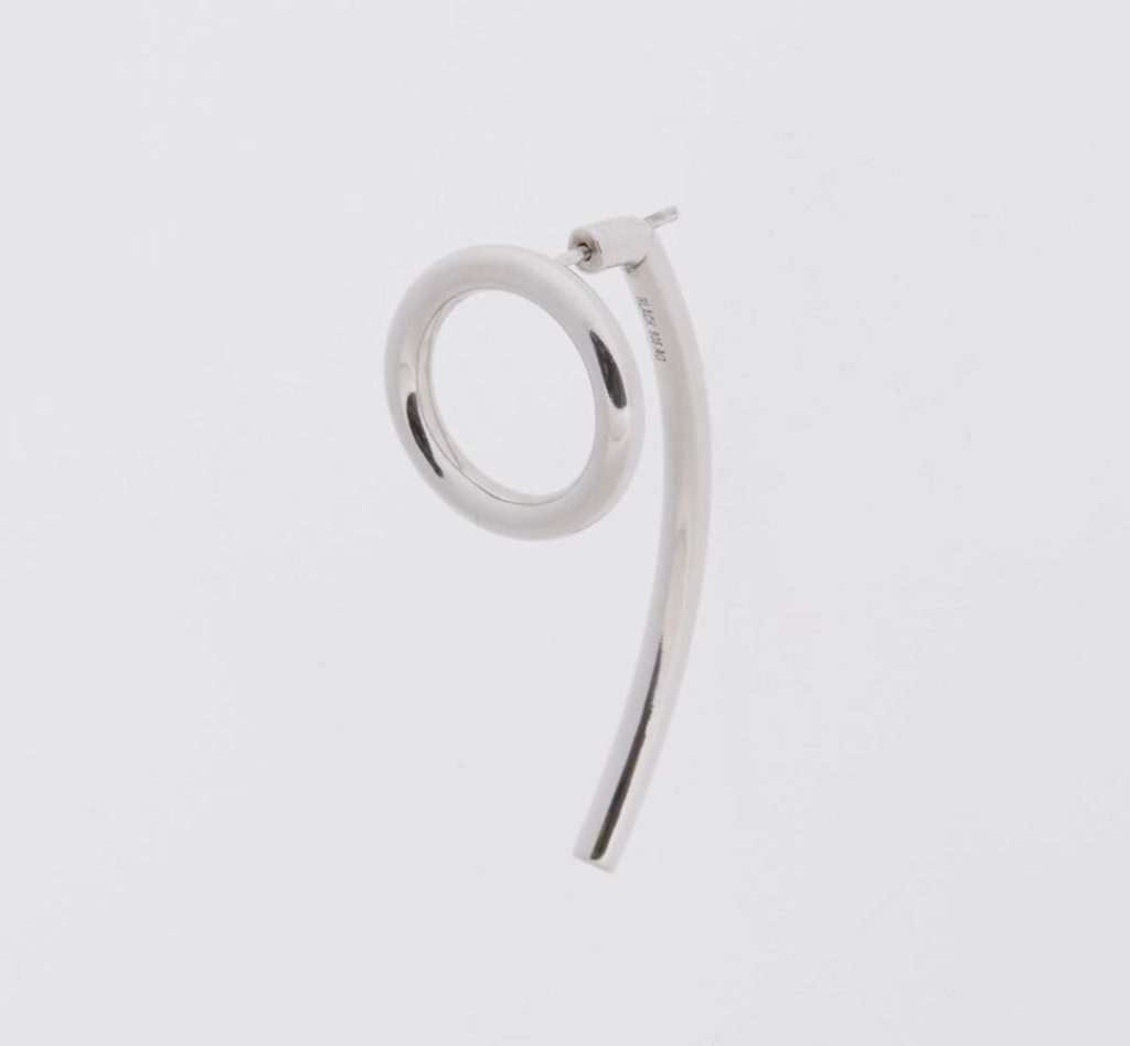 Charlie Pierced Earring – Silver