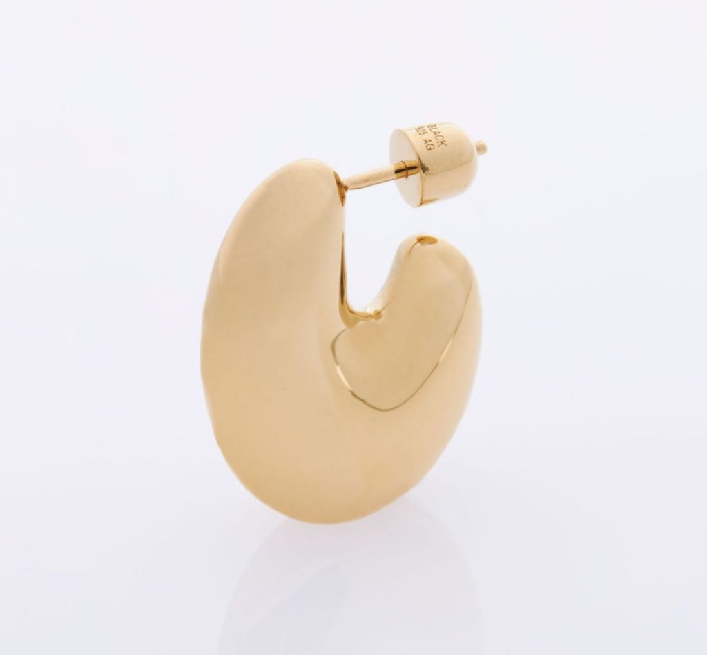 Esther Pierced Earring – Yellow Gold