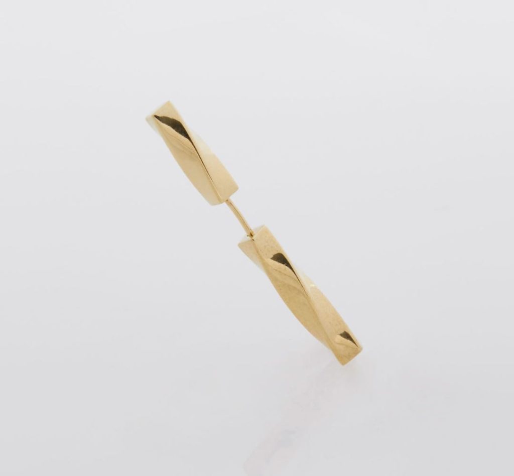 Sadie Spear Pierced Earring – Yellow Gold