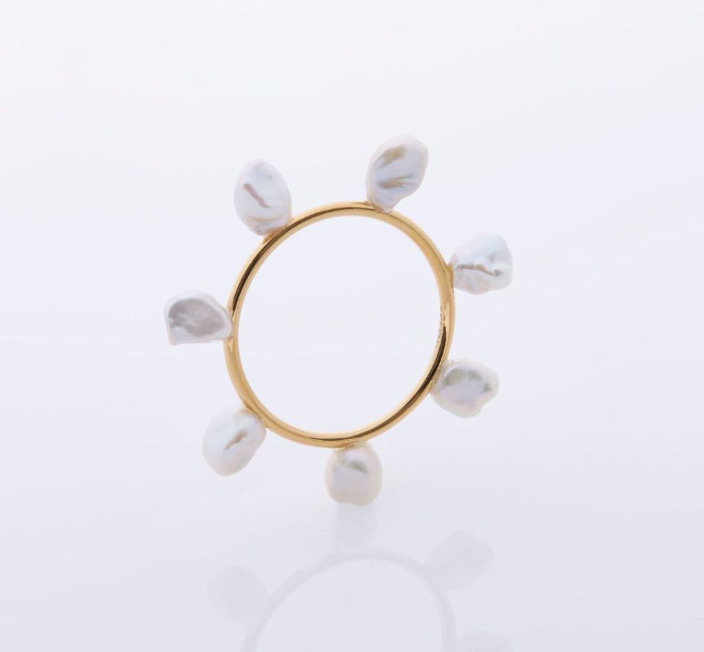 Flower Charm – Yellow Gold