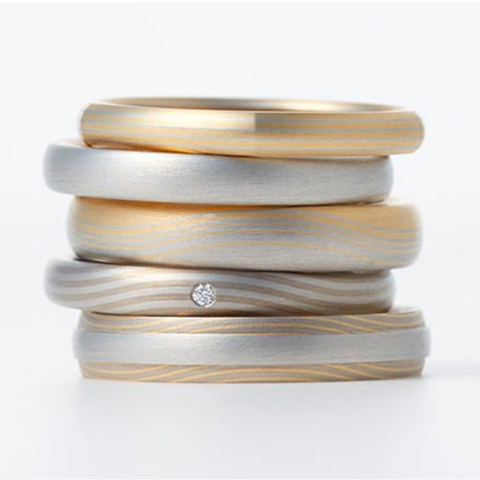 時を木目模様に重ねる「NIWAKA 京杢目」ってどんなリング？
