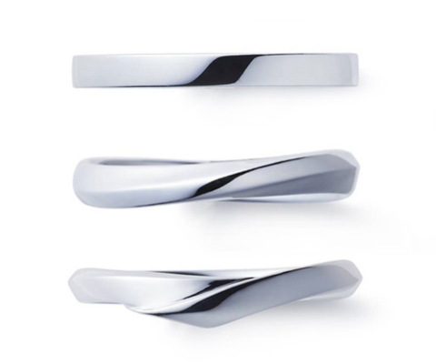 結婚指輪の3つのデザインを知ろう【ストレート】【ウェーブ】【V字】